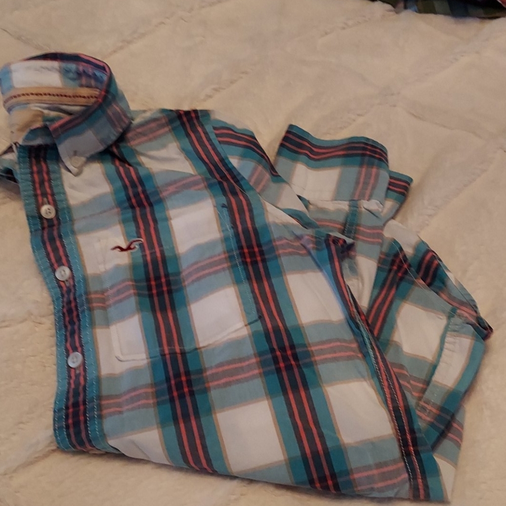 Hollister plad shirt